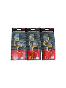 Crawford Products SS29 Handle Holder Hook, Yellow 2 Packs Lot Of 3 - Picture 1 of 2