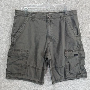 Wrangler Cargo Shorts Herren 38 grün Relaxed Fit Utility Taschen Outdoor Wandern - Bild 1 von 9