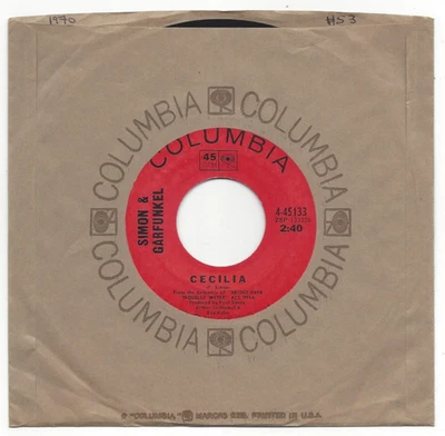 SIMON & GARFUNKEL, "CECILIA" - Image 1 of 3