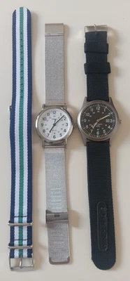 OROLOGIO TIMEX WEEKENDER ORIGINALE CON CINTURINO MAGLIA MILANESE ILLUM. INDIGLO - Immagine 1 di 4