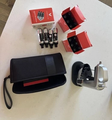 🍷 CORAVIN MODEL TWO 2  WINE PRESERVATION SYSTEM **17 ARGON CAPSULES AND BAG** - Image 1 of 4