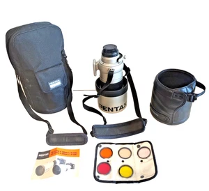 Pentax SMC FA 300 mm f/2.8 - 45 teleobiettivo messa a fuoco manuale custodia filtri - Foto 1 di 23