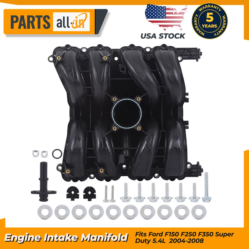 Se adapta a Ford F150 F250 F350 Super Duty 2004-2008 colector de admisión superior del motor de 5,4 L Foto 1 de 4