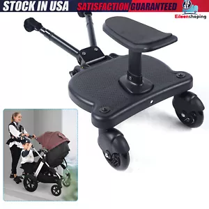 Universal Stroller Board with Removable Seat-2-in-1 Sit & Stand Baby Stroller - Picture 1 of 16