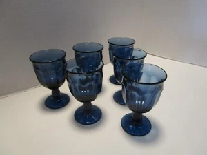 MCM Noritake Cristal Set 6 AZUL COLONIAL PROVINCIAL 5 OZ. copas Japón años 70 - Imagen 1 de 10