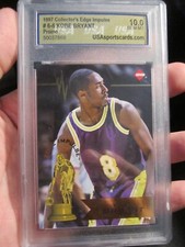 1997 KOBE BRYANT COLLECTOR'S EDGE IMPULSE CARD GRADED GEM MINT 10 - SC-1