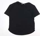 Oysho Womens Beige Modal Basic T-Shirt Size M Round Neck