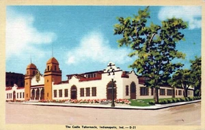 Indianapolis Indiana The Cadle Tabernakel Postkarte - Bild 1 von 2