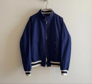 Giacca vintage Mackintosh Loro Piana cotone blu navy uomo dal Giappone usata taglia 42 - Foto 1 di 15