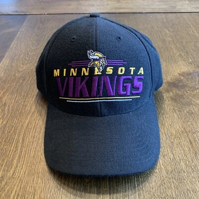 Vintage Minnesota Vikings snapback hat Adjustable embroidered NFL - Image 1 of 4