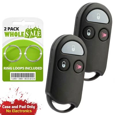 2 Replacement For 1998 1999 2000 Nissan Frontier Key Fob Shell Case Foto 1 de 4