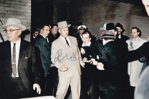 Rio Sam Pierce signed Autogramm 4x6 Foto JFK Attentat Jack Ruby Dallas PD - Bild 1 von 2