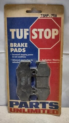 Тормозные колодки для мотоциклов TSRP-758 NOS TufStop #PL-204 - Изображение 1 из 4