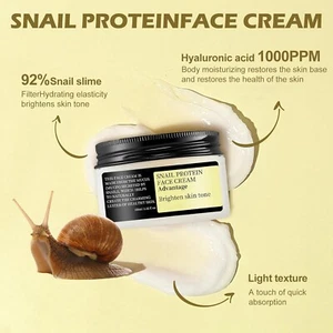 COSRX ADVANCED SNAIL 92 ALL IN ON CREAM CREME MIT SCHNECKENSCHLEIM 100G + TESTER - Bild 1 von 13