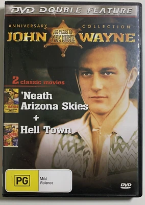Hell Town / Neath Arizona Skies (DVD Box Set), Movie, John Wayne,  All Regions - Image 1 of 3