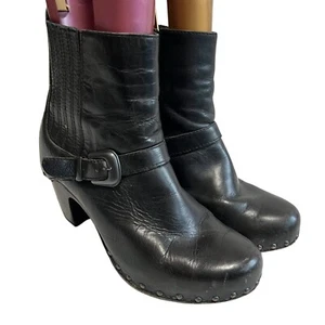 Dansko boots womens 42 11.5 12 Rhianna short booties wood clog studded black - Picture 1 of 16