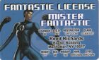 Carte d'identité Reed Richards MISTER Mr Fantastic the FANTASTIC FOUR / pièce d'identité 