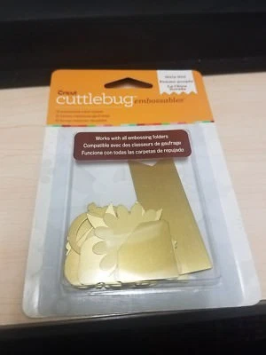 Cuttlebug Embossables Metal Shapes - Girly Girl - Gold - 2002196 - Image 1 of 2