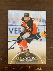 2021-22 Upper Deck Canvas #C60 Sean Couturier - Philadelphia Flyers - Picture 1 of 2