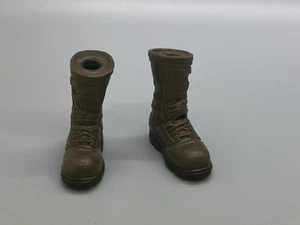 Stivali marroni piedi scarpe Spirit Fodder GI Joe classificato 6" 1/12 figura Cobra 36 - Foto 1 di 6