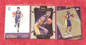 D'ANGELO RUSSELL LAKERS 2015-16 EXCALIBUR & SELECT & REVOLUTION RC LOT OF 3 (K1) - Picture 1 of 1