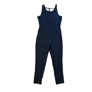 Jumpsuit Damen M Gymshark schwarz Studio 7/8 All-in-One Yoga Tanz Träger Stretch - Bild 1 von 5