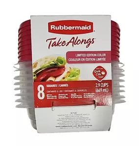 TakeAlongs Contenitori Quadrati per Alimenti 2,9 Tazze Confezione da 8 Edizione Limitata Colore - Foto 1 di 3