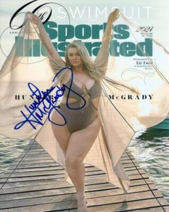 Hunter McGrady signiertes Autogramm 8x10 Sport illustriert Badeanzug Abdeckung Foto - Bild 1 von 2