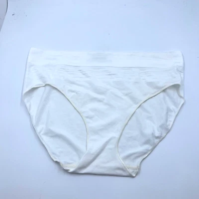 Warners Womens Solid White High Leg Brief 1 Pair Size 2XL/9 New without Tags - Image 1 of 4
