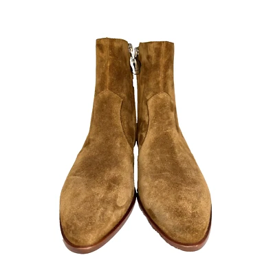 Botín Saint Laurent YSL Marrón Gamuza Cuero Para Mujer 6 Western UE 36.5 Boho Foto 1 de 4