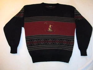 1990's The Essence of Life Reach For The Sky Hunting Sweater-Adult XL - Picture 1 of 4
