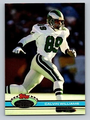 1991 Stadium Club #117 Calvin Williams   Philadelphia Eagles - Image 1 of 2