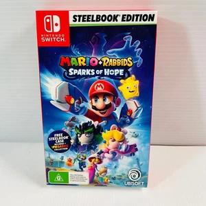 Mario + Rabbids - Sparks of Hope Video Game & Steelbook - Nintendo Switch - Picture 1 of 5