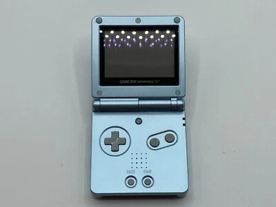 Nintendo Gameboy Advance SP Pearl Blue Console Only Region Free 1852 - Image 1 of 4