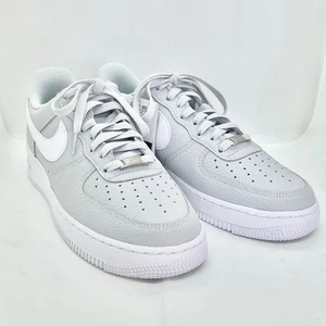 NIKE Men 8.5US Air Force 1 Low Sneakers Light Gray Men'S Us8.5 Pure Platinum C - Picture 1 of 10