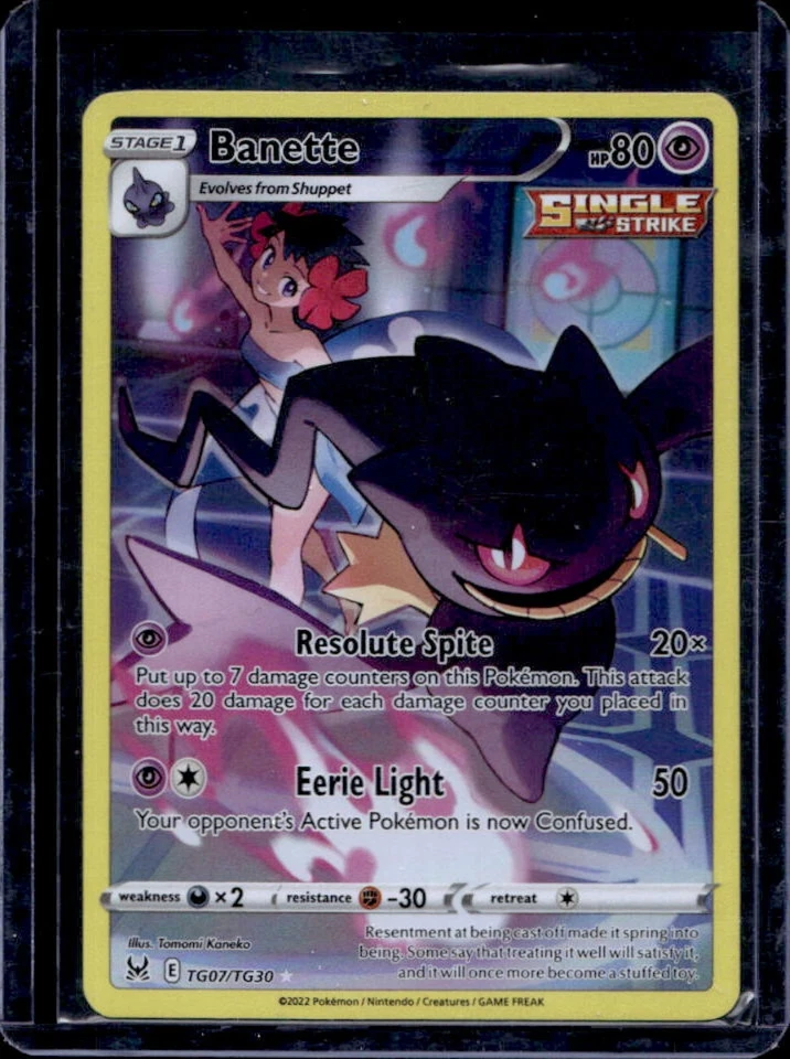 2022 Pokemon SWSH Lost Origin Banette Trainer Gallery #TG07/TG30 - Image 1 of 2
