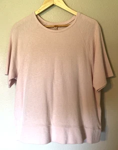 Eileen Fisher Pullover Bio Baumwolle Kurzarm Rosa Größe S - Bild 1 von 7