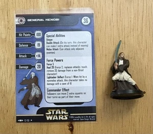 Star Wars Miniaturen Clone Strike General Kenobi 12/60 selten - Bild 1 von 1