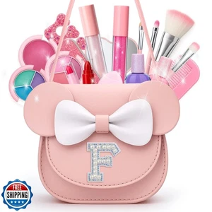 Maquillaje Vodolo no tóxico para niñas pequeñas, juegos de maquillaje real seguros para niños para niñas - Imagen 1 de 5