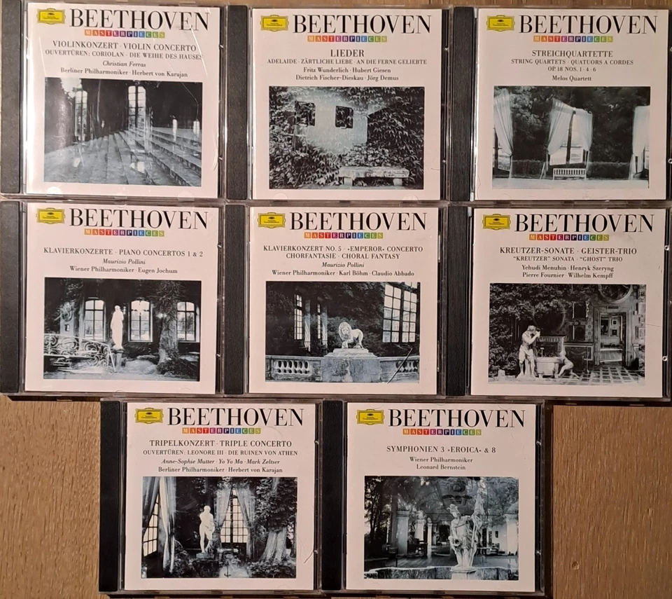 Beethoven Masterpieces (8 CDs) - Deutsche Grammophon: Karajan/ Pollini/ Mutter - Bild 1 von 2