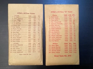 APBA's All-Time Greats Set ATA & Set ATC - Bild 1 von 22