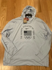 Nike 2024 Paris Olympics Dri-FIT USA Restore Yoga Lightweight Hoodie XL FN0980 - Picture 1 of 8