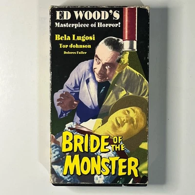Bride Of The Monster (VHS, 1984) Ed Woods, Good Condition & Tested! - Image 1 of 4