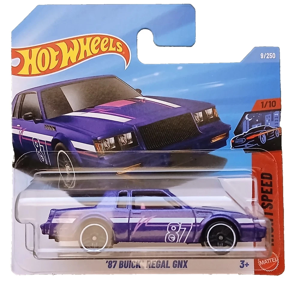 HOT WHEELS 2026 '87 BUICK REGAL GNX, MORADO, "TREASURE HUNT", TARJETA CORTA. Foto 1 de 1