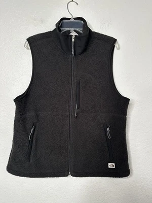 Chaleco polar The North Face para mujer negro talla XL Cragmont cremallera completa con bolsillos Foto 1 de 4