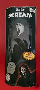 VINTAGE SCREAM GHOST FACE FIGURE RIP HORROR 18* DOLL WITH VOICE TRANSFORMER - Picture 1 of 11