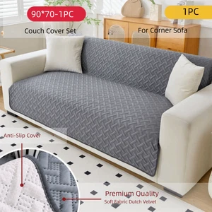 Stretch Fabric Dutch Velvet Sofa Cover Dustproof Sofa Cover  Home Use - Picture 1 of 16