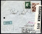 Slovakia Ww2 Cover Undercover Address *Po Box 506* Lisbon 1942 Censor Mc322