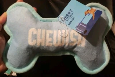 Juguete chirriante arrugado Merry Makings PETCO Hanukkah CHEWISH para perro Foto 1 de 2