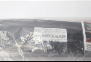Honda Civic Smoke Tinted Window Visors Deflectors Rain Guards HOCVVS22 - Picture 1 of 3